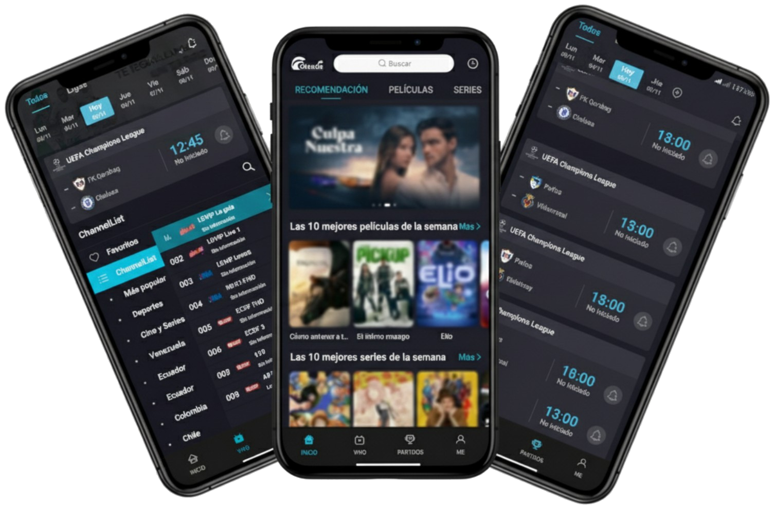 Oleada TV para móviles Android